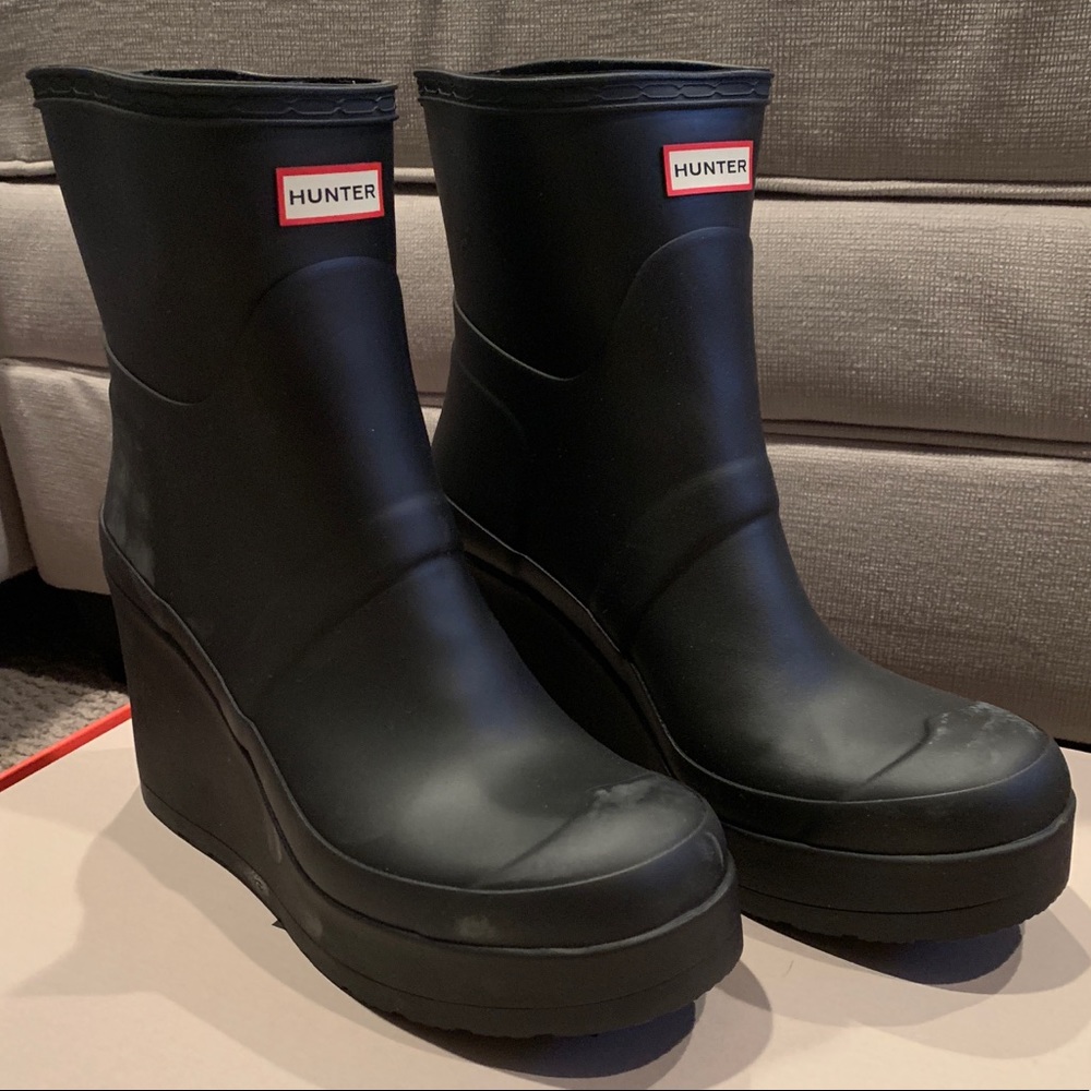 Platform Hunter Rain Boots